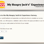 myhjexperience.com - my hungry jacks experience survey